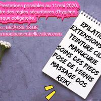 Reprise du 11 Mai 2020.