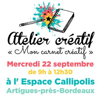 Atelier « Mon carnet créatif » 