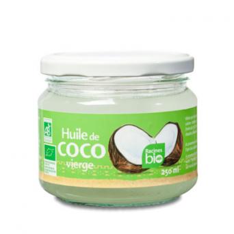 Huile de coco Racine bio pour cosmétique et soins de la peau et les cheveux 